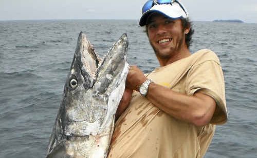 Jake Lowe and his giant catch of the day. Jake Lowe and his giant catch of the day.